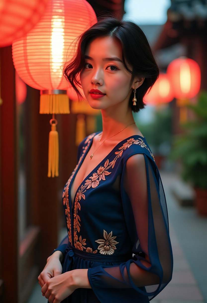 《长街晚风》电影海报